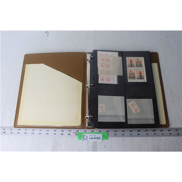 Binder of Canadian Corner and Sheets Stamps