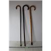 Image 1 : (3) Wooden Canes