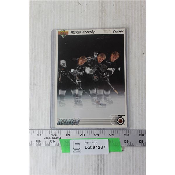 1991-92 Upper Deck Jumbo LA Kings Wayne Gretzky  Card (5x7)