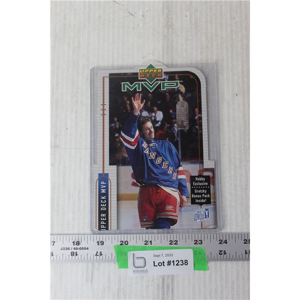 Upper Deck MVP Box Topper Featuring Wayne Gretzky