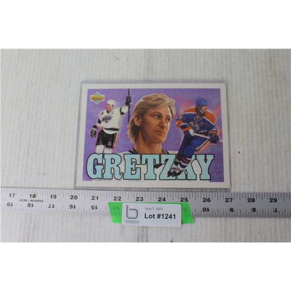 1992-93 Upper Deck Wayne Gretzky Hockey Heroes Art Card (5x7)