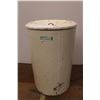 Image 1 : *Vintage White Flour Bin with Lid- 25" High (Some Damage)