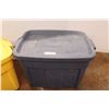 Image 2 : *(2) Rubbermaid Totes with Lids