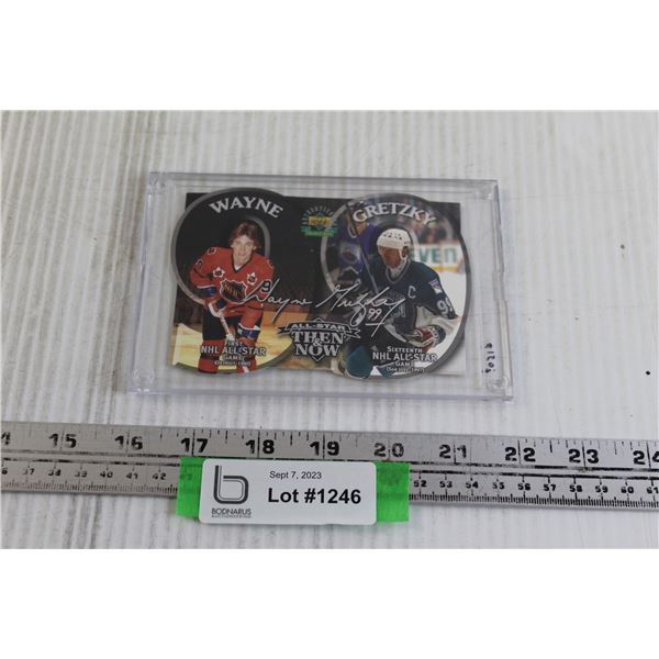 1997 Upper Deck Wayne Gretzky All-Star Then & Now Card 1691/2500 in Case