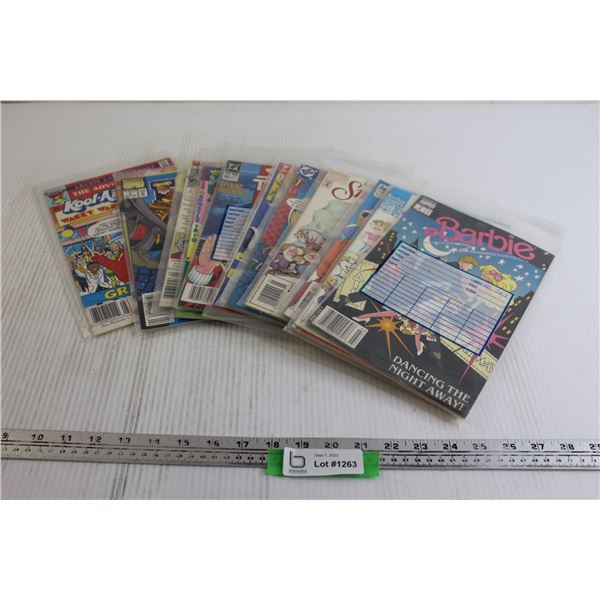 (11) Packs of Assorted Comics - Barbie, Archie, Betty, Jughead, The Flintstones