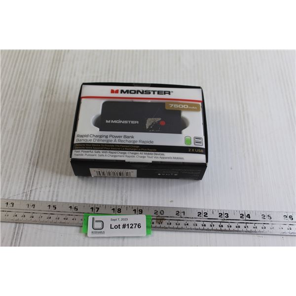 Monster Rapid Charging Power Bank - NIB