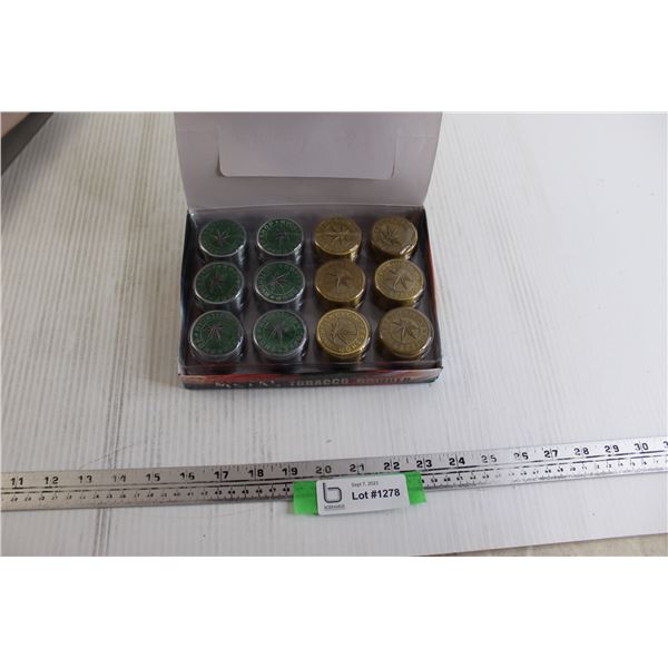 (12) Metal Tobacco / Cannabis Grinders in Box