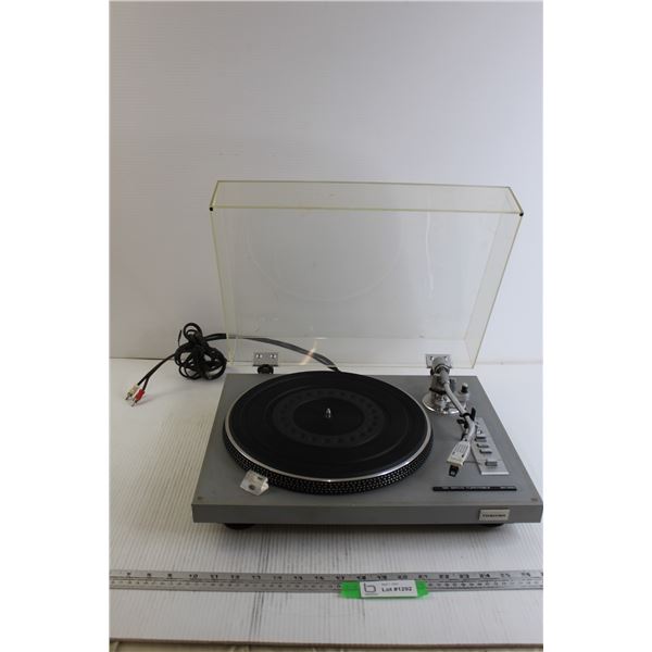 Toshiba DC Servo Turntable - Untested, Heavily Scratched Top