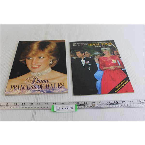 (2) Royal Family Booklets - Diana: Princess of Wales, The Canadian Royal Tour