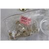 Image 2 : Crystal Light Fixture Parts Assortment, Angel Figurines - Some with Broken Off Wings, Misc.