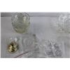 Image 3 : Crystal Light Fixture Parts Assortment, Angel Figurines - Some with Broken Off Wings, Misc.