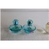 Image 3 : Avon "Rare" Diamonds Perfume Bottle with Perfume, Blue Perfume Bottle with Perfume, (2) Empty Perfum