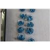 Image 3 : (15) Clear Ornaments with Blue Stars, Trinket Holder/Tray