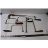 Image 1 : (6) Assorted Coping Saws and Key Hole Saw