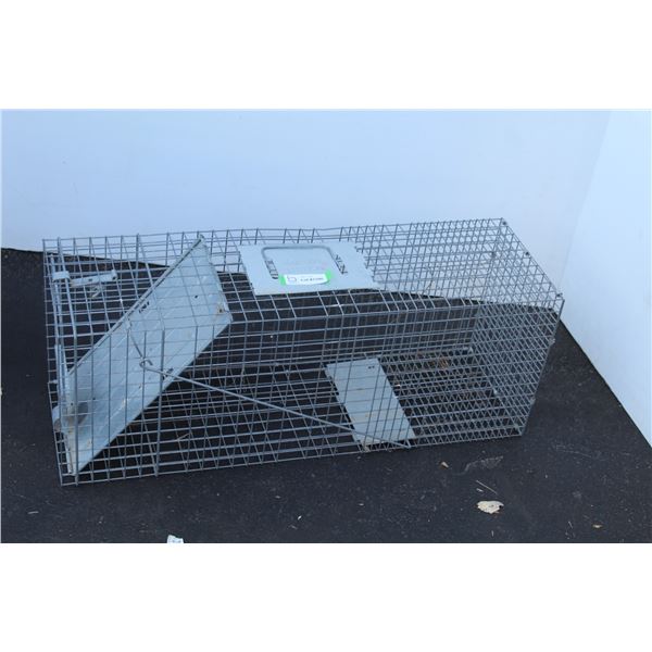 **Steel Wire Animal Trap 32  x 12  x 10 