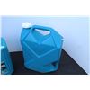 Image 3 : **(2) Blue Plastic Water Jugs
