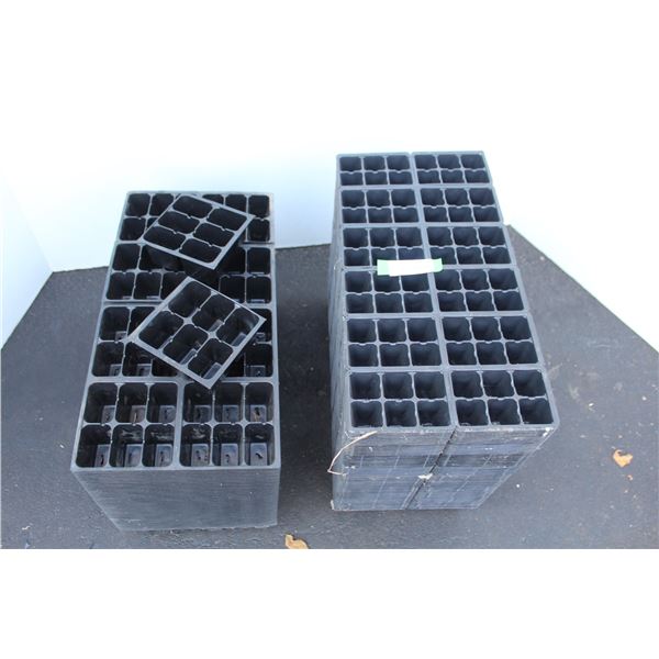 **Quantity Black Bedding Plant Trays - 21" x 10 1/2"