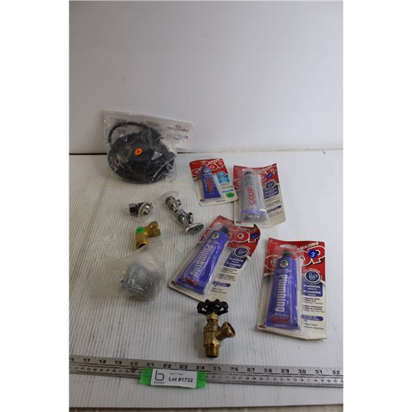 (4) Amazing Goop Adhesives - Sealed, Brass Valve, Misc.