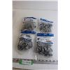 Image 1 : (4) Bags 1/2" PVC Conduit Clamps - (3) are Sealed, (1) has Small Hole