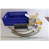 Image 1 : Assorted Hardware Pieces, (~25) Dust Masks, Crate