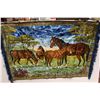 Image 1 : Horse Wall Hanging- 38"x56"