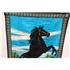 Image 5 : (2) Wall Hangings- Peacock (40"x19"), Horse (35"x 54")