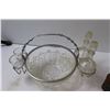 Image 2 : Carnival Glass Bowl and Serving Bowl