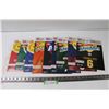 Image 1 : (9) Collector's Edition CFL Cereal Box Cut Outs- Complete Set