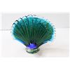 Image 3 : Glass Peacock Art Piece