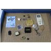 Image 2 : Framed Display Box w/Misc. Items