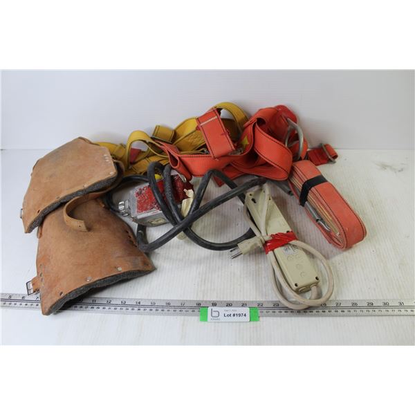 Safety Line - Power Bar - Plunge in Extension - Safety Harness