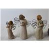 Image 2 : (4) Figurines Willow Tree Angel of Healing, Remembrance, Thinking of You and Around You