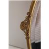 Image 3 : Antique Gold Metal Frame Oval Wall Mirror - 15 1/2" x 22 1/2"