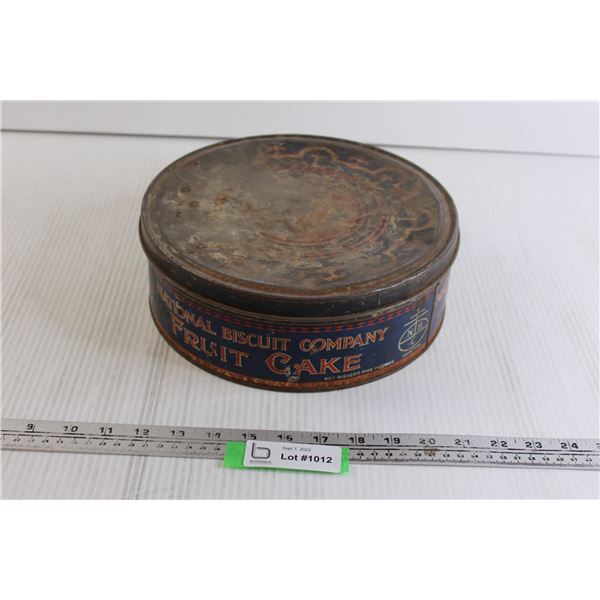 National Biscuit Company Fruit Cake Tin