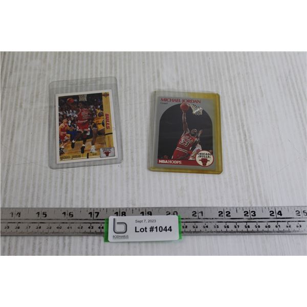 (2) 1990 Michael Jordan Cards - Mint