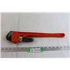 Image 1 : Heavy Duty Pipe Wrench - 450mm, 16 1/2" Long