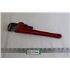 Image 1 : Heavy Duty Pipe Wrench - 14" Long
