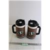 Image 1 : (2) Saskatchewan Roughrider Travel Mugs