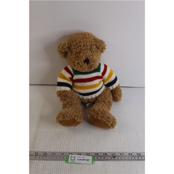 Hudson's Bay Teddy Bear with Sweater