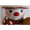 Image 3 : "Sewed" Ceramic Christmas Snowman Figurine