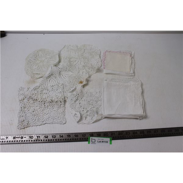 (7) Hankies and (8) Doilies