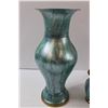 Image 2 : (2) Colored Brass Vase
