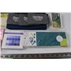 Image 5 : (5) Pencil Cases, Stationary Holder, and Other Office Supplies