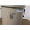 Image 2 : *Alberta Potteries 10 Gallon Crock (Cracked)