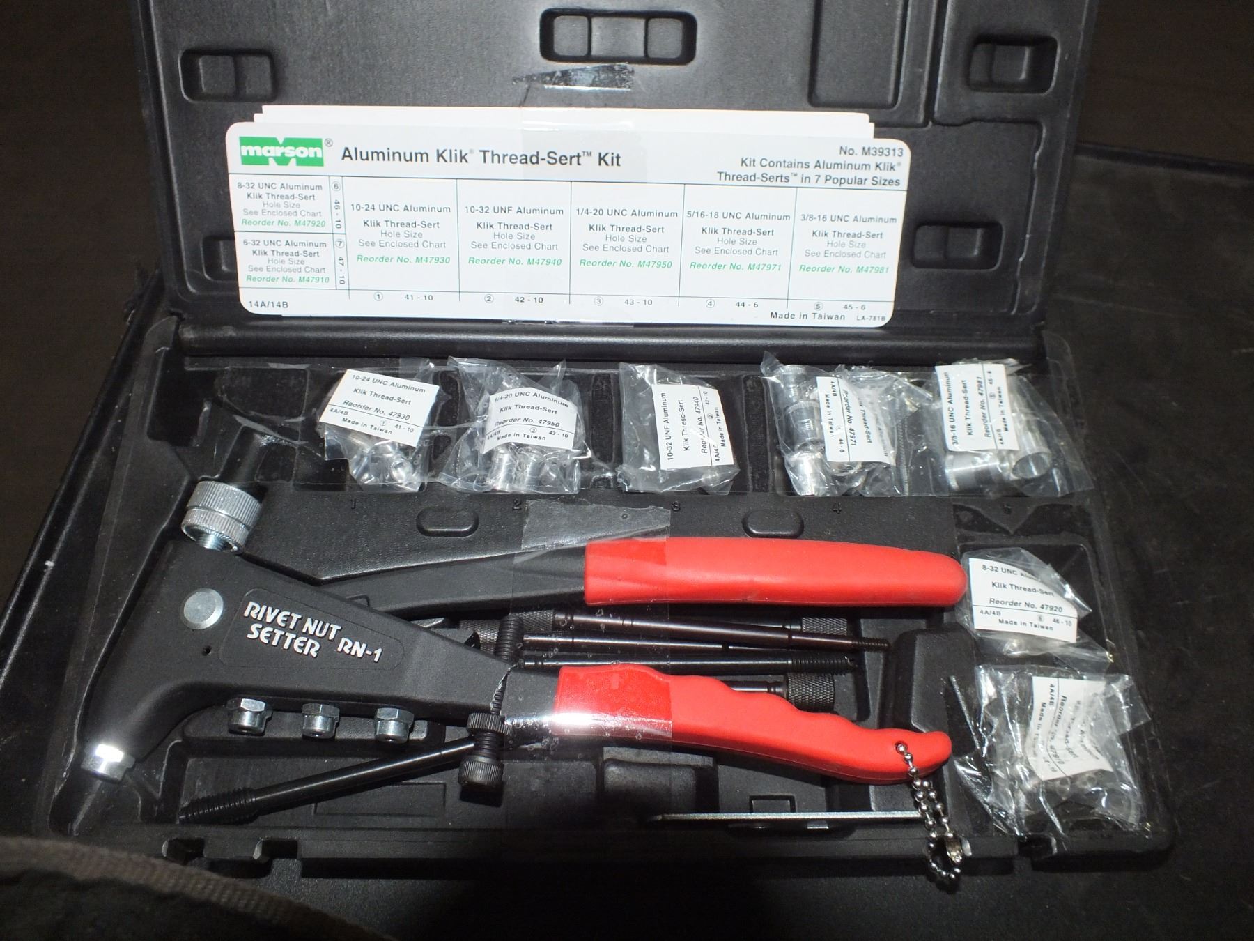 Marson Aluminum Thread-Sert Kit