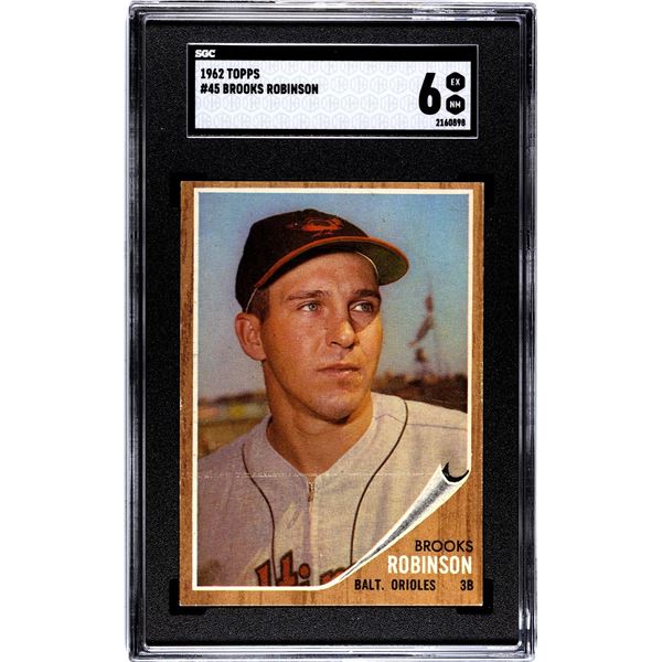 1962 Topps #45 Brooks Robinson (SGC 6)