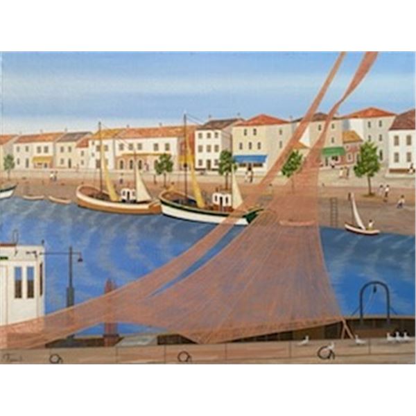 Le Port d'yeu by Fanch Ledan Original