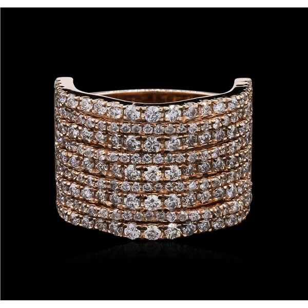 2.36 ctw Diamond Ring - 14KT Rose Gold