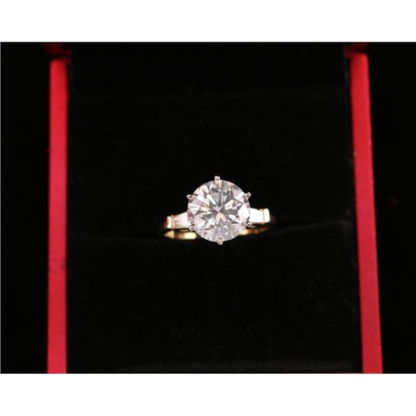 Brilliant Round Solitaire Diamond Ring