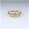 Image 2 : Elegant Natural Pink Sapphire and Diamond Ring